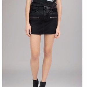Maje denim miniskirt